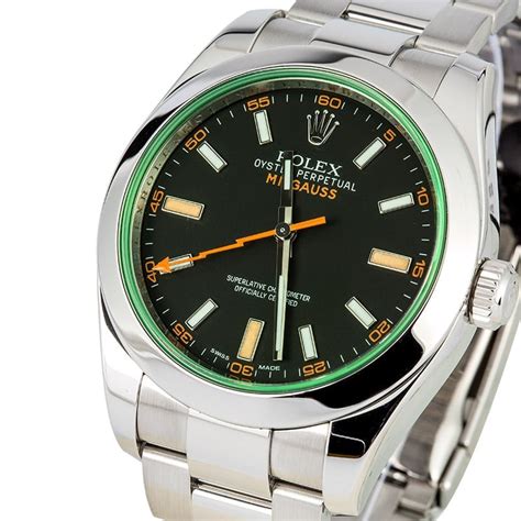 rolex milgauss green sapphire forum|Rolex Milgauss green price.